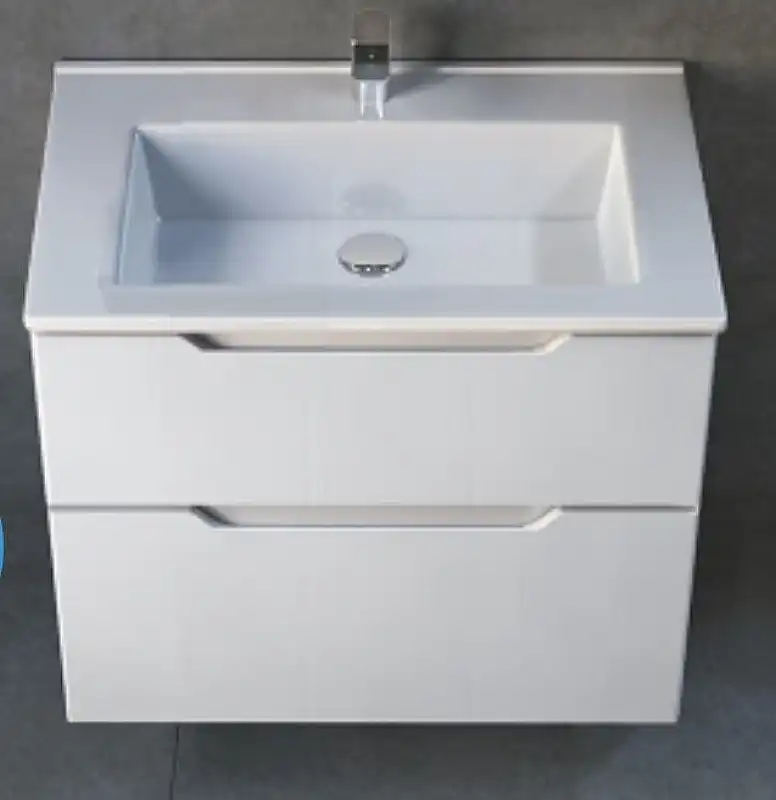 Тумба под раковину Jorno SLIDE 75 Sli.01.75/P/W Белая фото 2