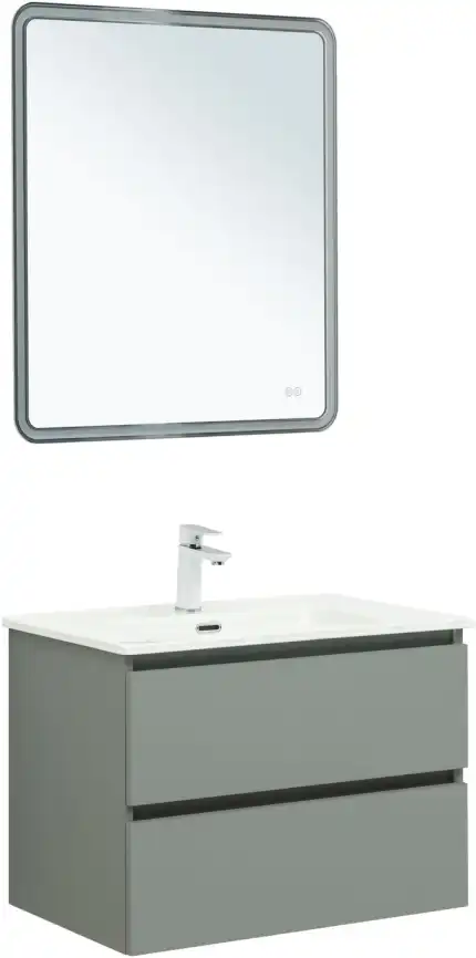 Тумба под раковину Aquanet Вега 2.0 70 мисти грин, подвесная, 337960 фото 14