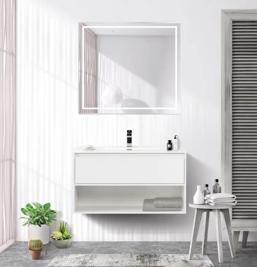 Зеркало BelBagno SPC-KRAFT-900-800-LED-TCH-WARM фото 8
