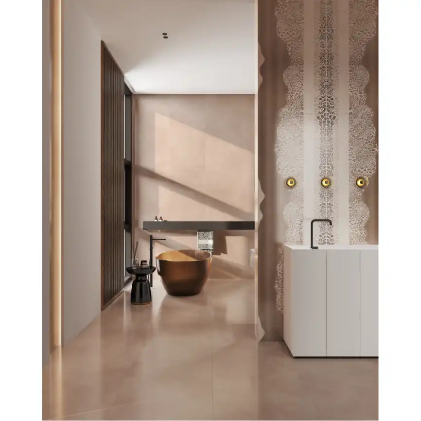 Керамогранит AVS by Italian Design Avanti Leo D?cor 1 60x120 Grain, бежевый фото 3