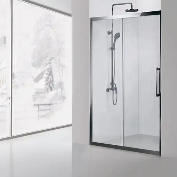 Душевая дверь Aquanet Delta 120 см, NPE6121, профиль Хром, стекло Прозрачное фото 1