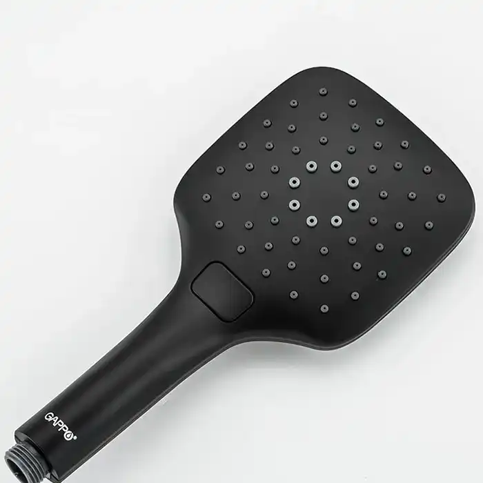 Душевая система Gappo G2417-6  с поворотным изливом, Черный матовый фото 8