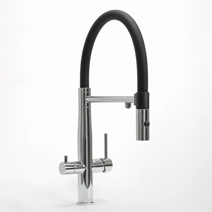 Смеситель для кухни с гибким изливом AVS PureRiver хром, 811-170-CR фото 3