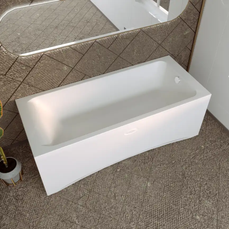 Акриловая ванна Radomir Агата 175х75 (2-01-0-0-1-227Р), на каркасе, белая фото 7