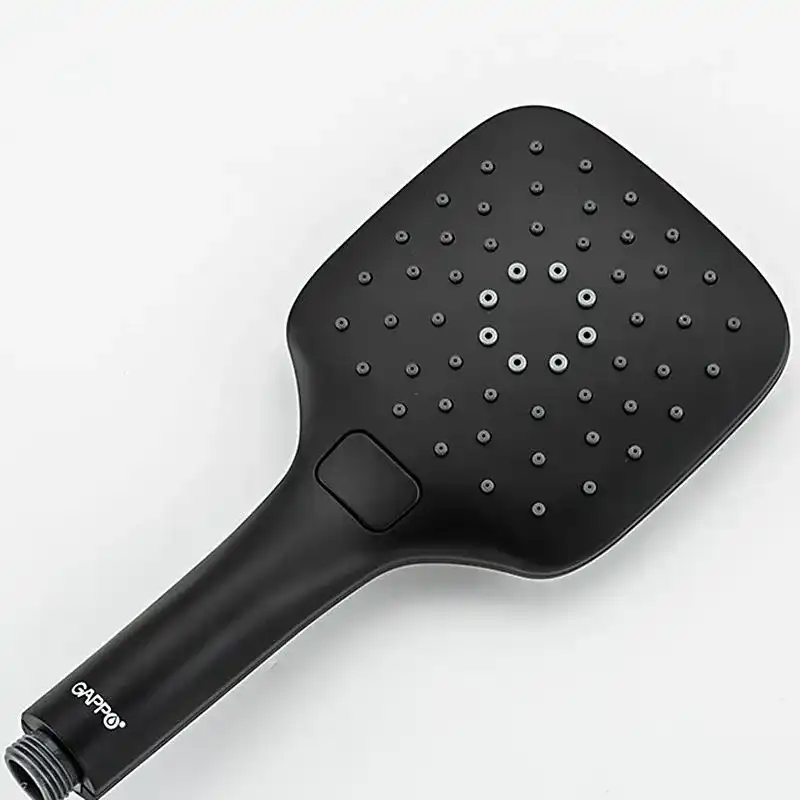 Душевая система Gappo G2407-6 с поворотным изливом, Черный матовый фото 6