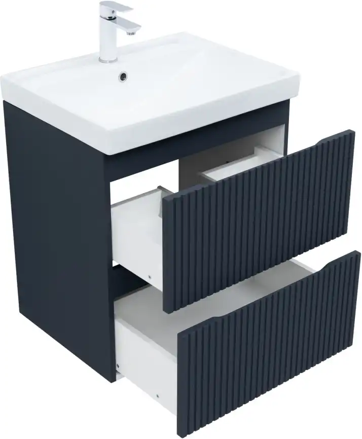 Тумба под раковину Aquanet Джейн (Flat) 60 маренго, подвесная, 335427 фото 13