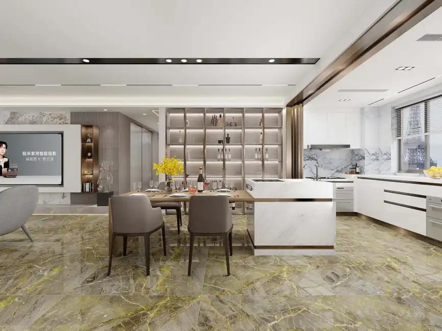 Керамогранит AZARIO CORTEZ GOLD 60x120 Carving (H18004008G) фото 5