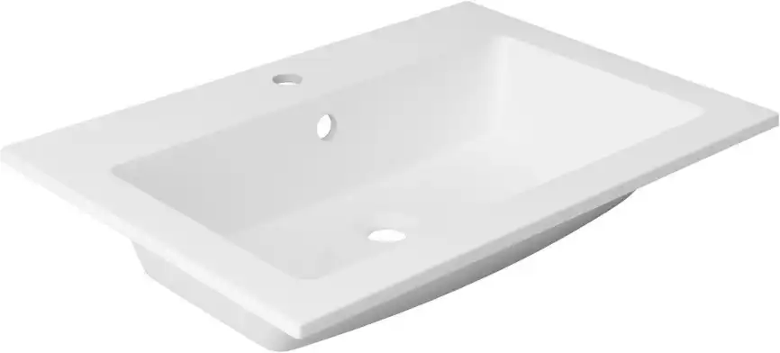 Раковина Aquanet Электра 70 НФ-00008398 прямоугольная, Белая глянцевая фото 5