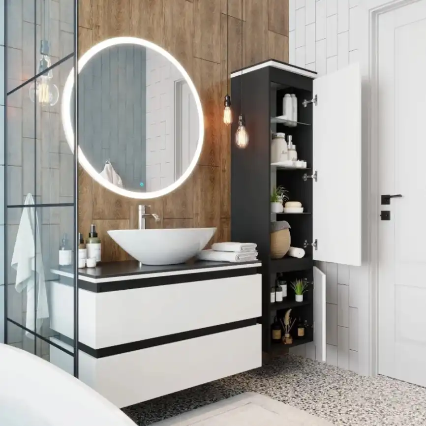 Пенал AURA ТРИУМФ 40 подвесной правый Белый фото 4