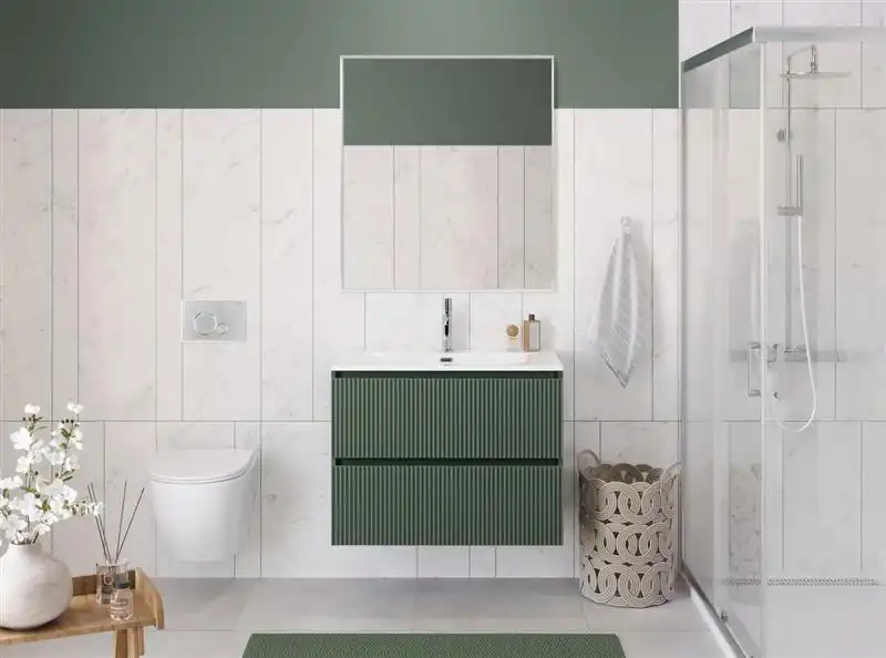 Тумба под раковину BelBagno UNO-800-2C-SO-VO подвесная, Еловый Матовый фото 10