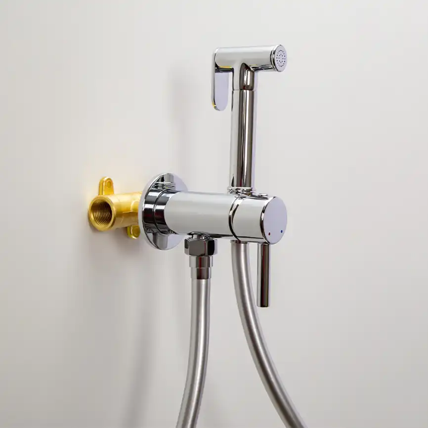 Гигиенический душ со смесителем AVS Slimmer 811-131-CR, хром фото 2