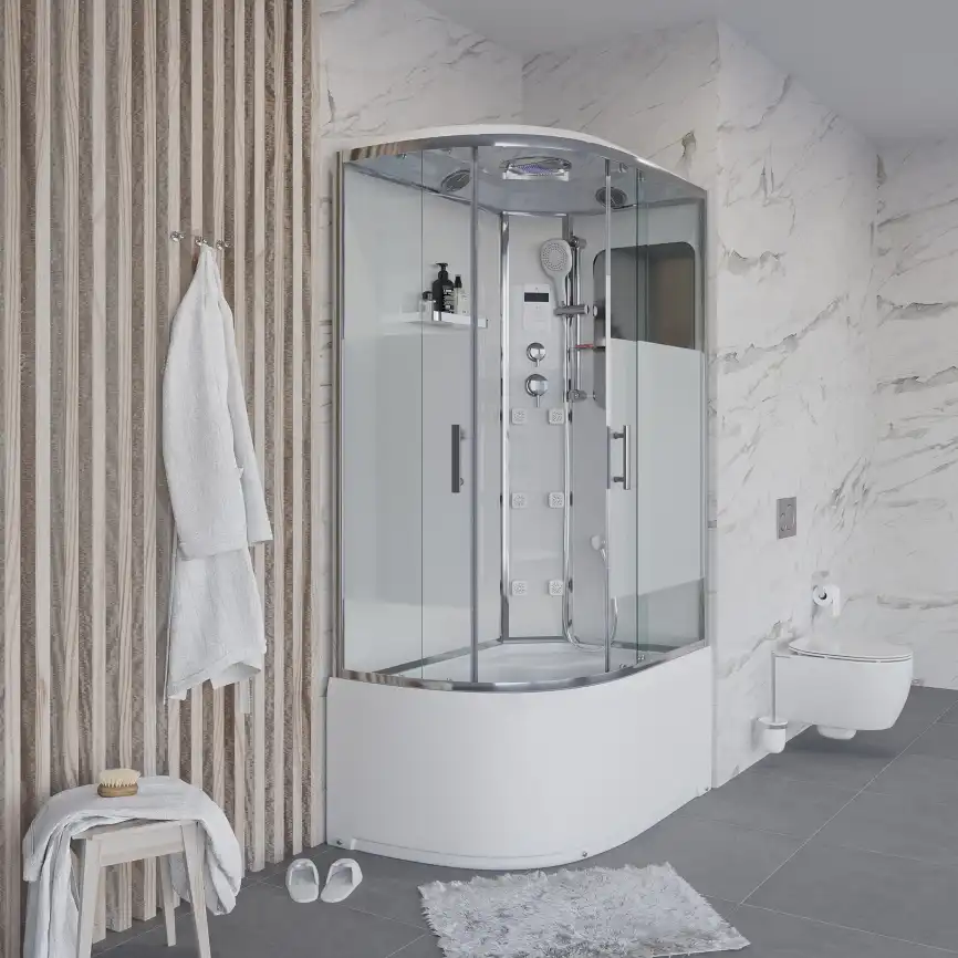 Душевая кабина Niagara Ultra 120х80х220 NG-310-01R высокий поддон, с гидромассажем фото 2