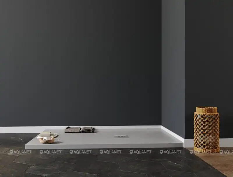 Душевой поддон Aquanet Pleasure 140х90 из искусственного камня 258879 Серый фото 2