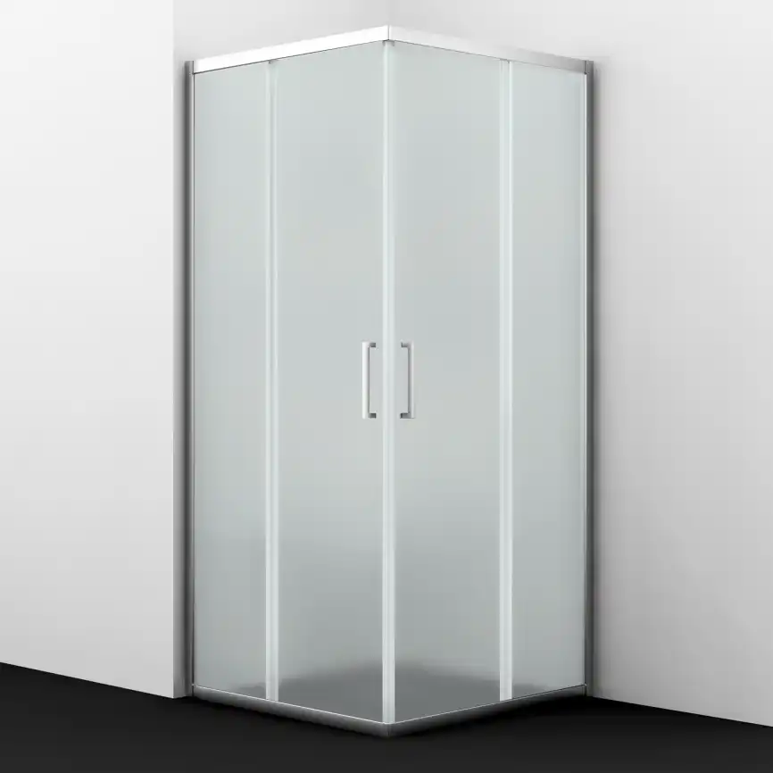 Душевой уголок WasserKRAFT Main 41S 90х90 41S03M профиль Хром стекло Матовое фото 3