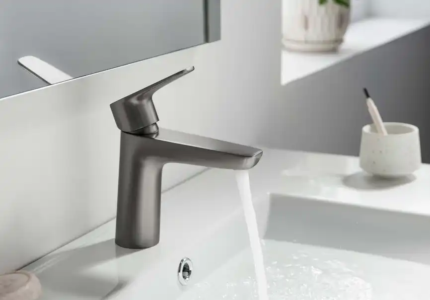 Смеситель для раковины Aquatek Бетта AQ1110BGM, Оружейная сталь фото 8