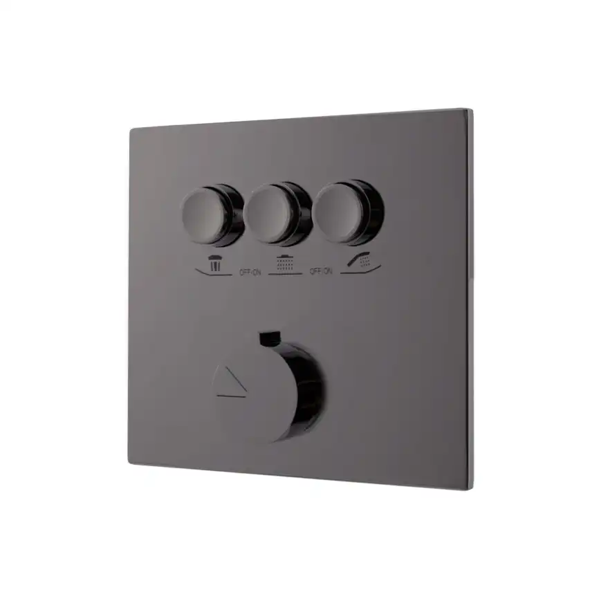 Душевая система  Vincea Inspire VSFW-431I2RGM VSFW-431I2RGM встраиваемая, вороненная сталь фото 9