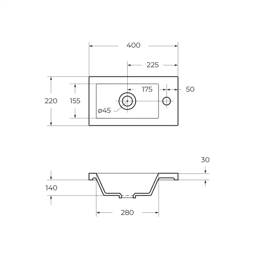 Тумба под раковину BelBagno PIETRA MINI-400-1A-SO-SCM-R подвесная Stucco Cemento фото 12