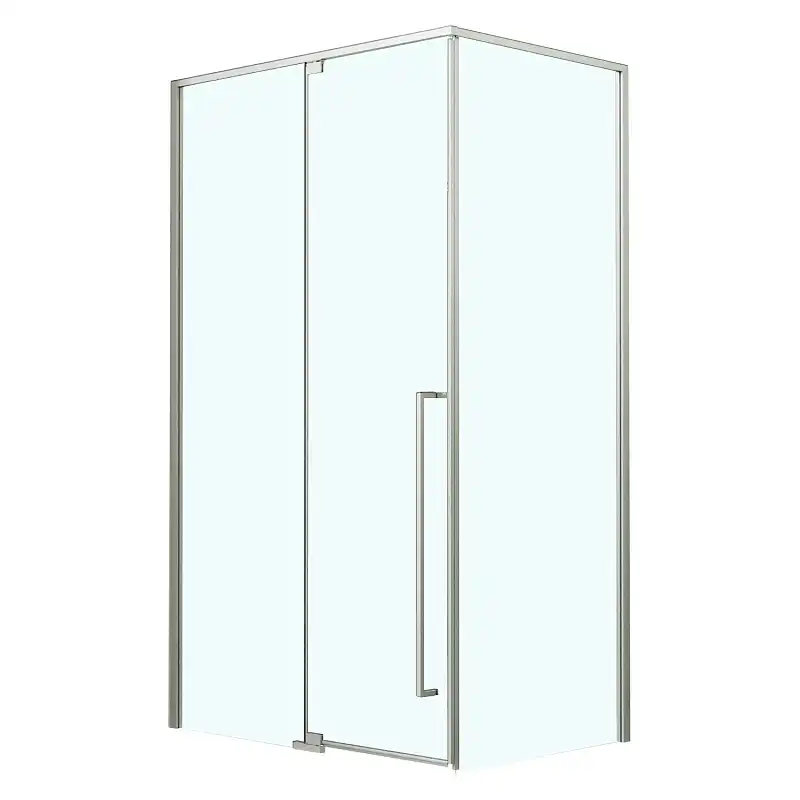 Душевой уголок Azario MALE SQR-90х90х195-CH-CL, прозрачное стекло 6 мм, профиль хром, AZ-J50-90-CH-CL фото 2