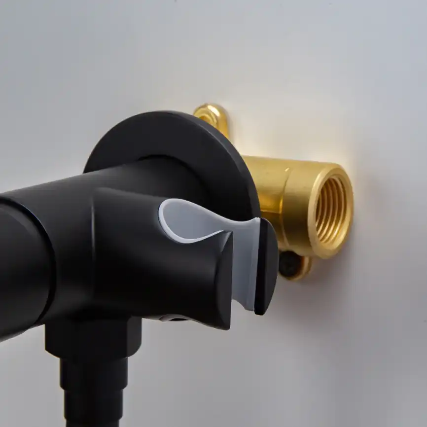 Гигиенический душ со смесителем AVS Slimmer 811-131-MB, черный матовый фото 3