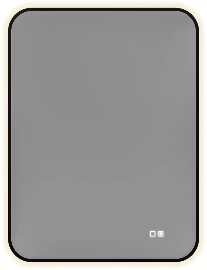 Зеркало Aquanet Контур 600х800 LED TX с подогревом, черный, 367661 фото 1