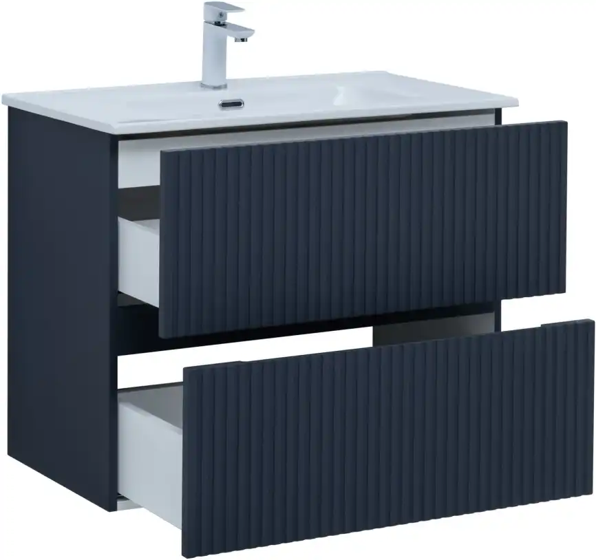 Тумба под раковину Aquanet Джейн 80 маренго фото 8