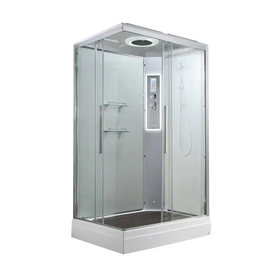 Душевая кабина AvaCan K2810LED 100x80 см, низкий поддон, с крышей фото 10