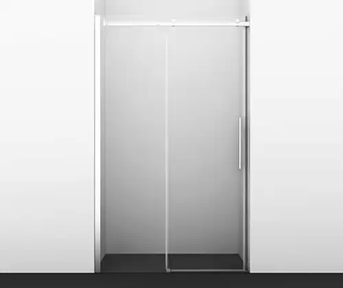 Душевая дверь WasserKRAFT Alme 15R 140 см, 15R31, профиль Хром, стекло Прозрачное фото 1
