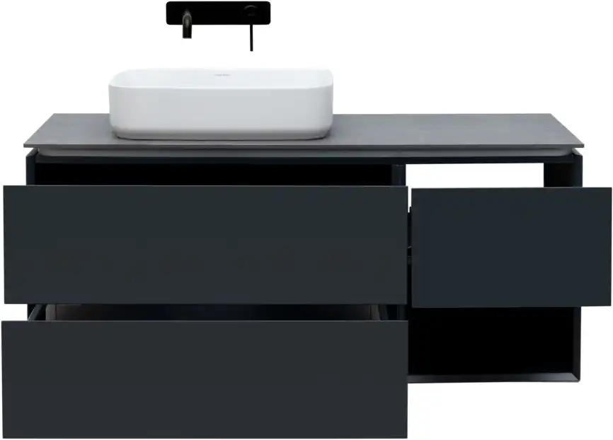 Тумба под раковину Allen Brau Infinity 120 1.21005.AM L антрацит матовый фото 6