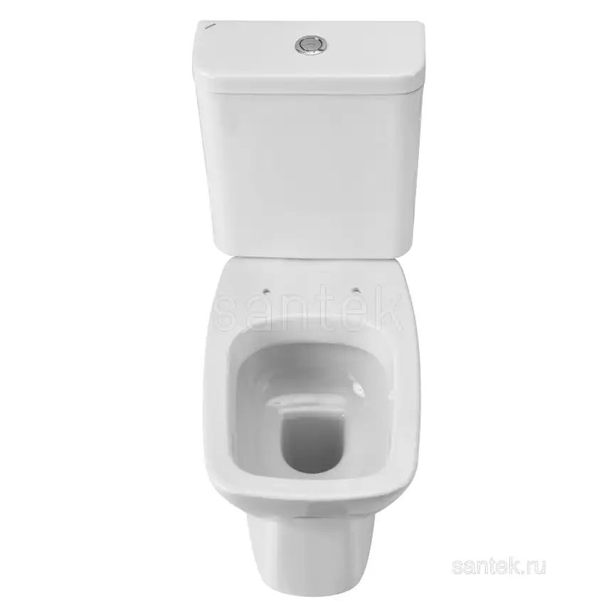 Унитаз-компакт Santek Нео с горизонтальным выпуском, стандарт- 2 реж., дюропласт, микролифт, тонкое 1WH302470 фото 6