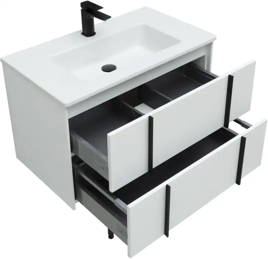 Тумба под раковину Allen Brau Reality 80 1.32005.WM белый матовый фото 34