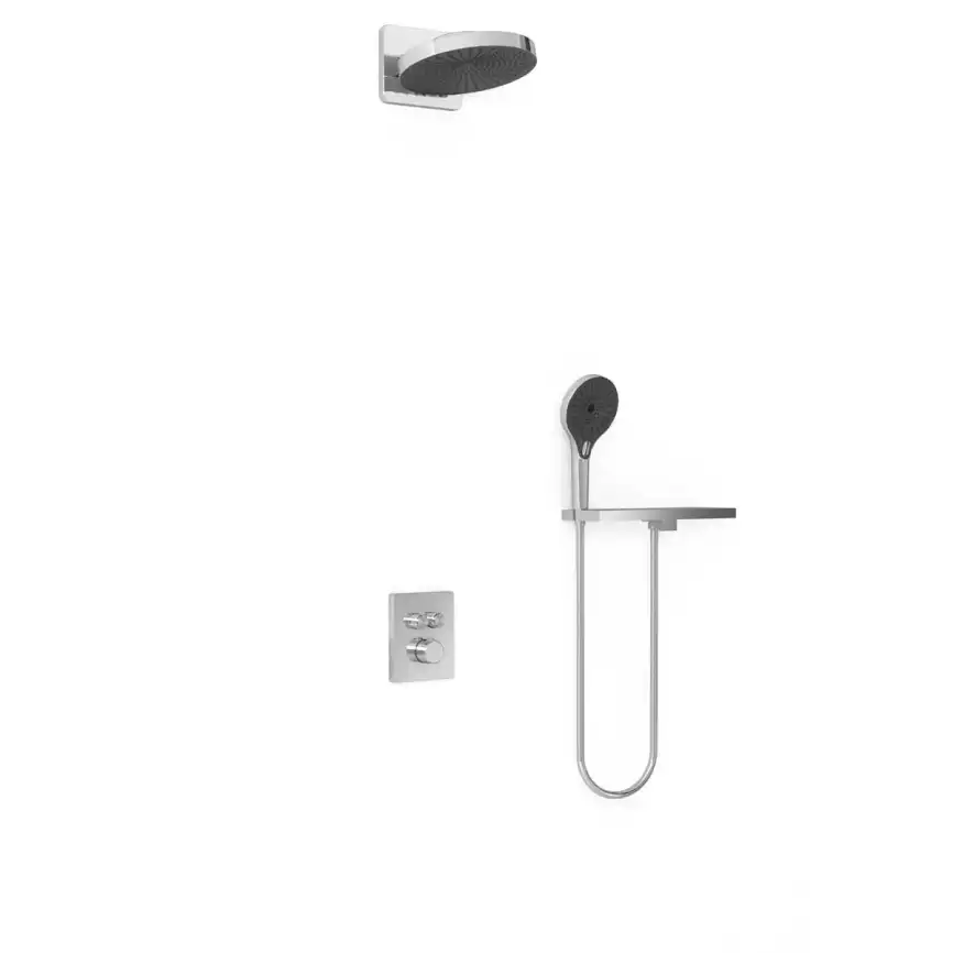 Душевая система  Vincea Inspire VSFW-3I21MT1RCH VSFW-3I21MT1RCH  с термостатом, встраиваемая, хром фото 2