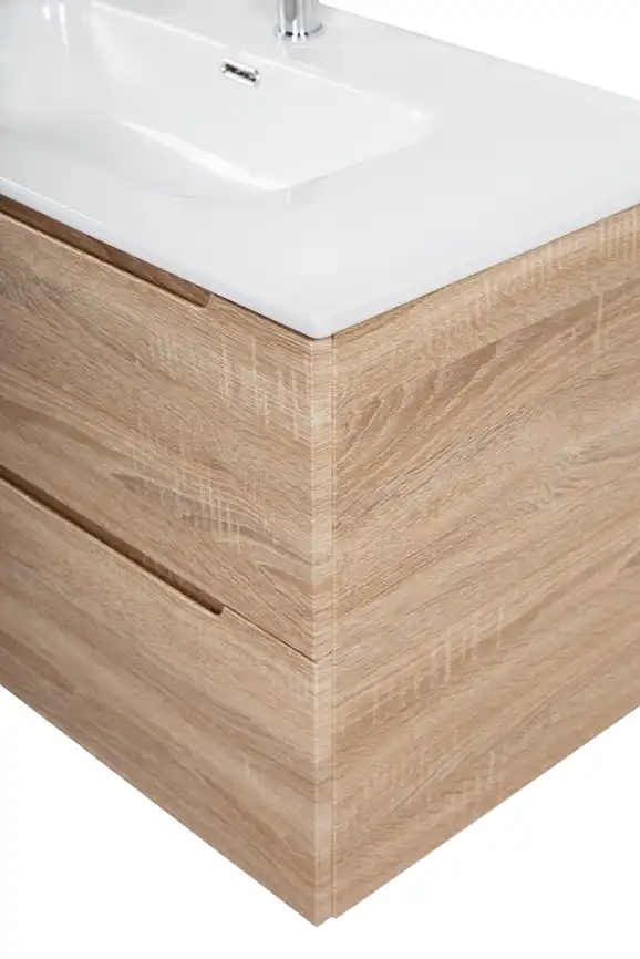 Тумба под раковину BelBagno ETNA-800-2C-SO-WO-P подвесная Rovere Bianco фото 7