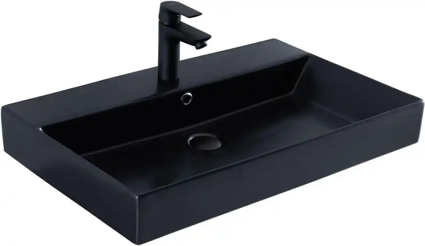 Раковина Sanovit Slim Synergy 70 17070 черный матовый фото 1