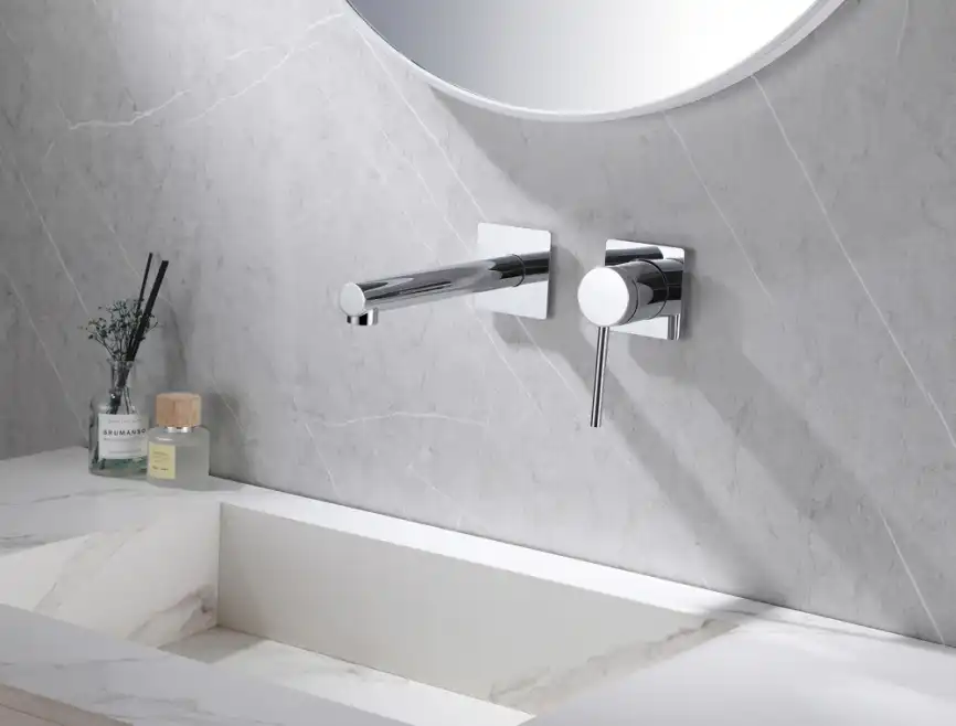 Смеситель для раковины Abber Emotion AF8812 встраиваемый, с внутренней частью, Хром фото 2