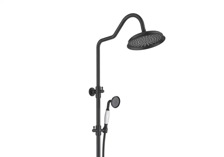 Душевая система Aquatek КЛАССИК AQ2563MB с термостатом, Черный матовый фото 4