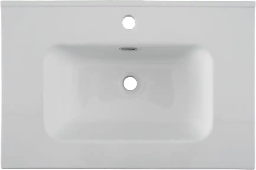 Раковина Aquanet Flat 70 330430 прямоугольная, Белая матовая фото 3
