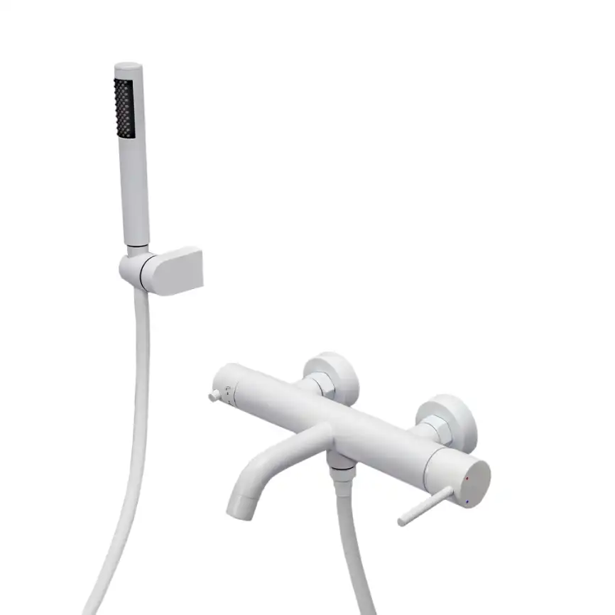 Смесители для ванны AVS Slimmer 811-111-MW, белый матовый фото 5