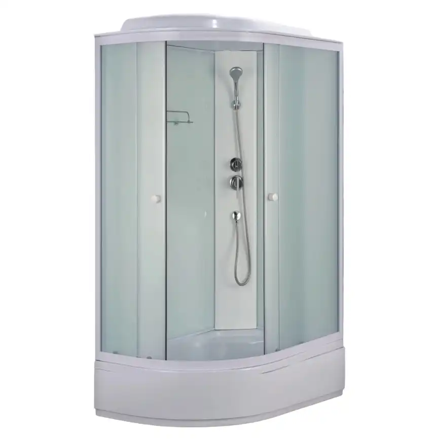 Душевая кабина Loranto 120х80, средний поддон, Матовое стекло, CS-985-RTM/W-120 фото 1