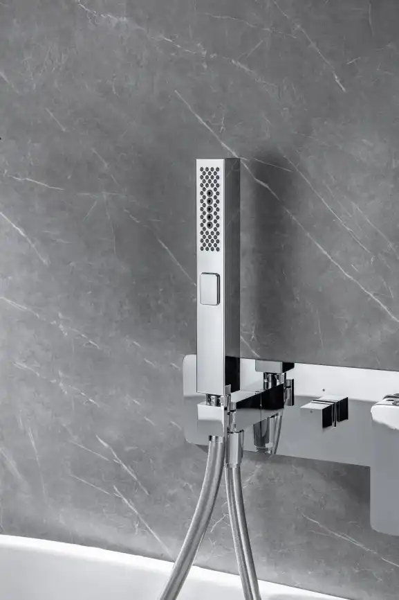 Смеситель для ванны с душем Allen Brau Infinity 5.21007-00 встраиваемый, с внутренней частью, Хром фото 8