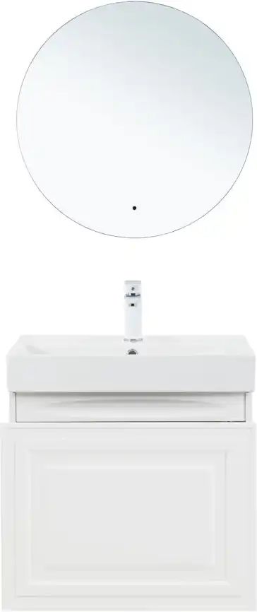 Тумба под раковину Aquanet Агата 60 белый сатин, 345480 фото 8