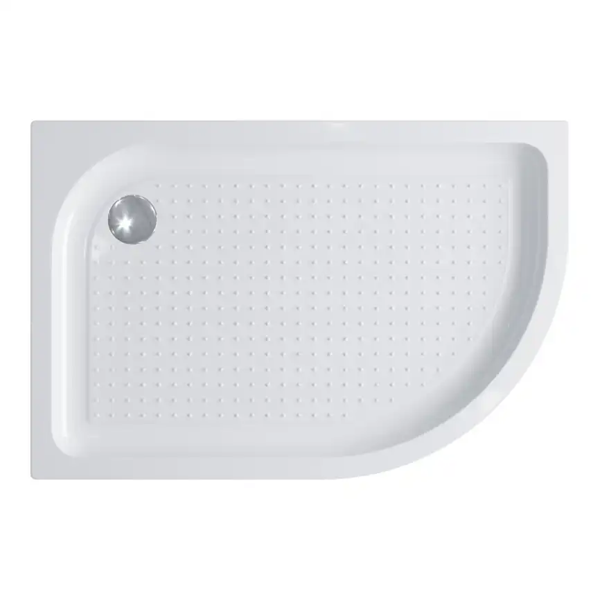 Душевой поддон BelBagno TRAY 100х80 акриловый TRAY-BB-RH-100/80-550-15-W-L Белый фото 1