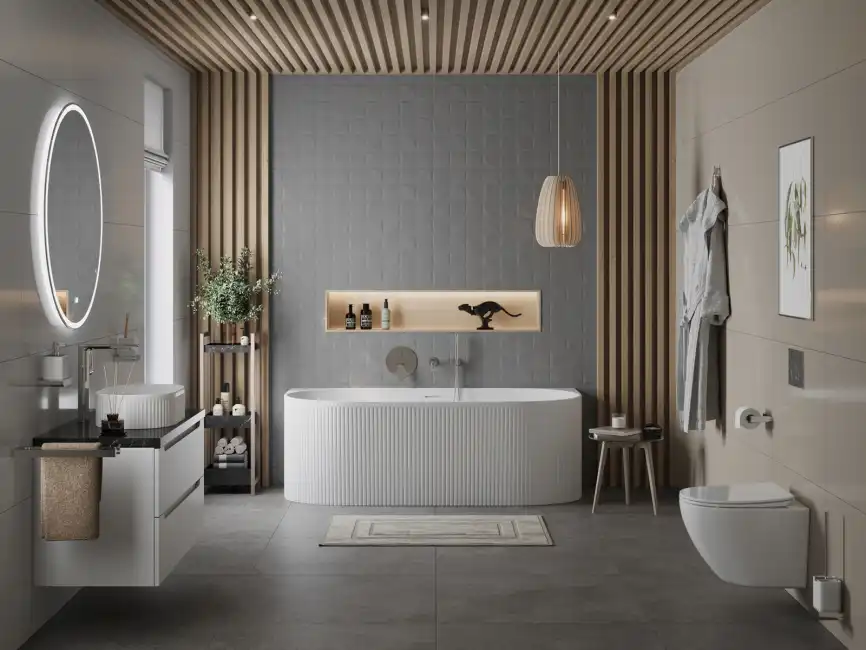 Акриловая ванна BELBAGNO 170х80 BB412-1700-800-MATT, отдельностоящая, Белая матовая фото 5