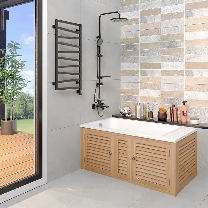 Ванна из литьевого мрамора  Aqua de Marco MALTA 167х77 с металлическими ножками Белая 1170WMAL/1 фото 2