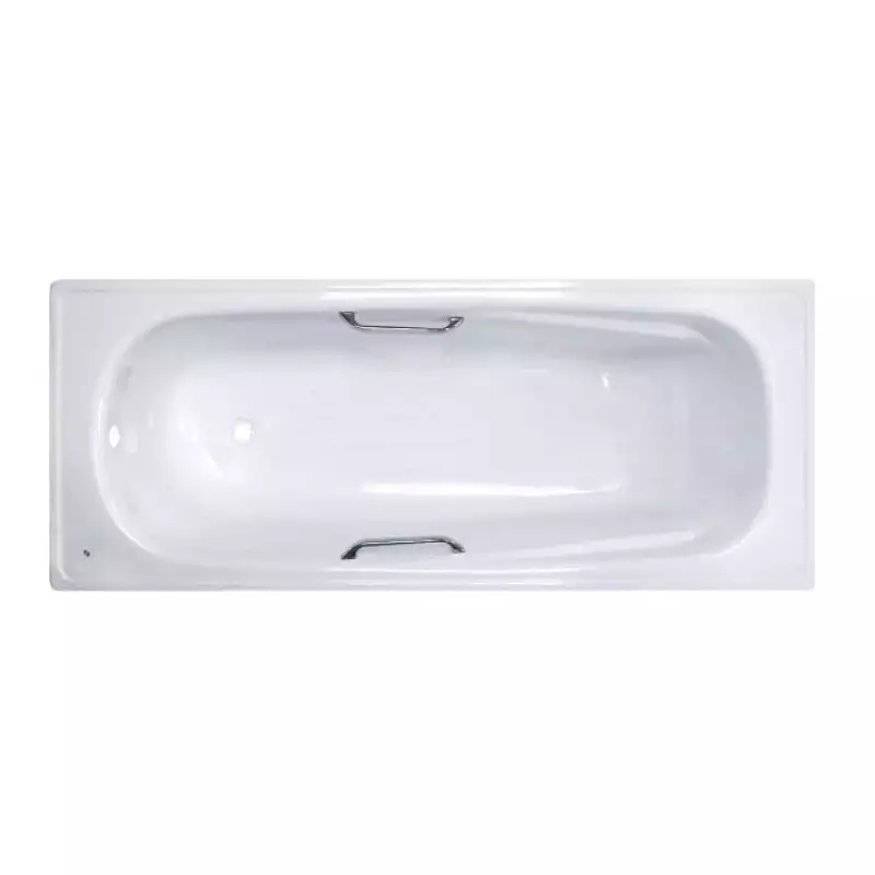 Стальная ванна BLB Universal HG 170х70 B70H с/руч 3,5 mm с отверстиями для ручек, Белая фото 1