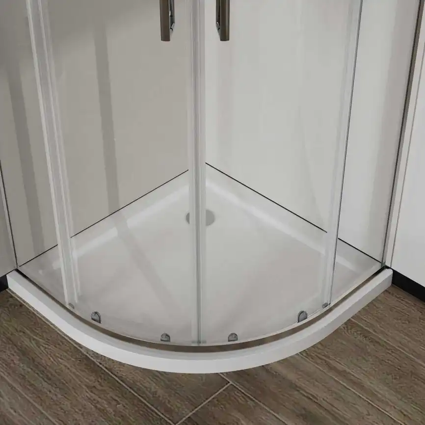 Душевой уголок Vincea City 90х90 VSQ-5CT900CL, профиль хром, стекло Прозрачное фото 2
