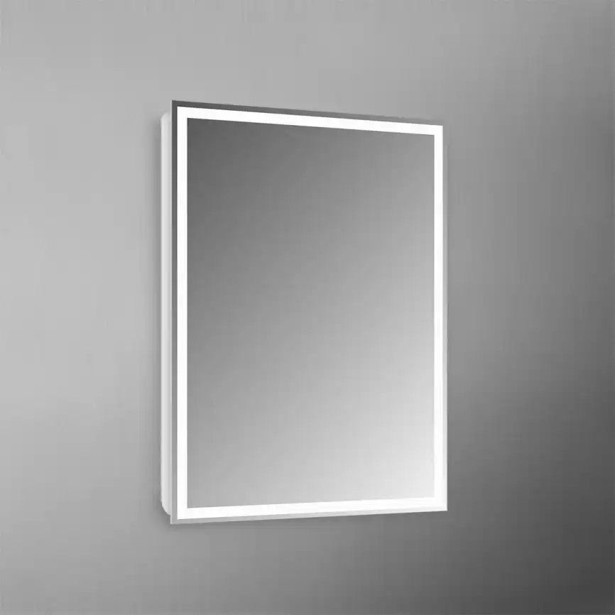 Зеркало BelBagno SPC-GRT 60х80 SPC-GRT-600-800-LED-BTN с подстветкой, кнопочный выключатель фото 3