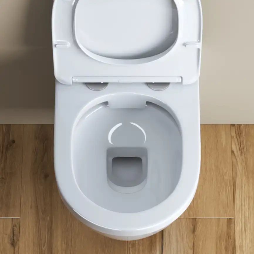 Подвесной унитаз BelBagno LOTO BB070CHR/SC, безободковый, с сиденьем микролифт, Белый фото 11
