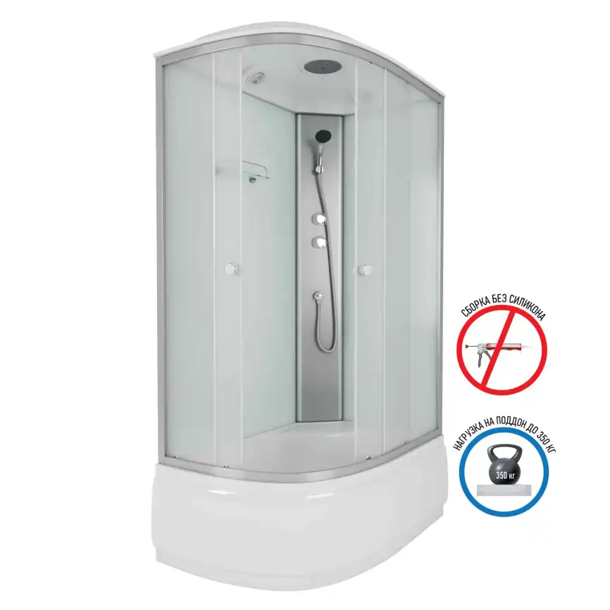 Душевая кабина Niagara Eco 120х80х215 NG-7310-14R высокий поддон, без гидромассажа фото 1