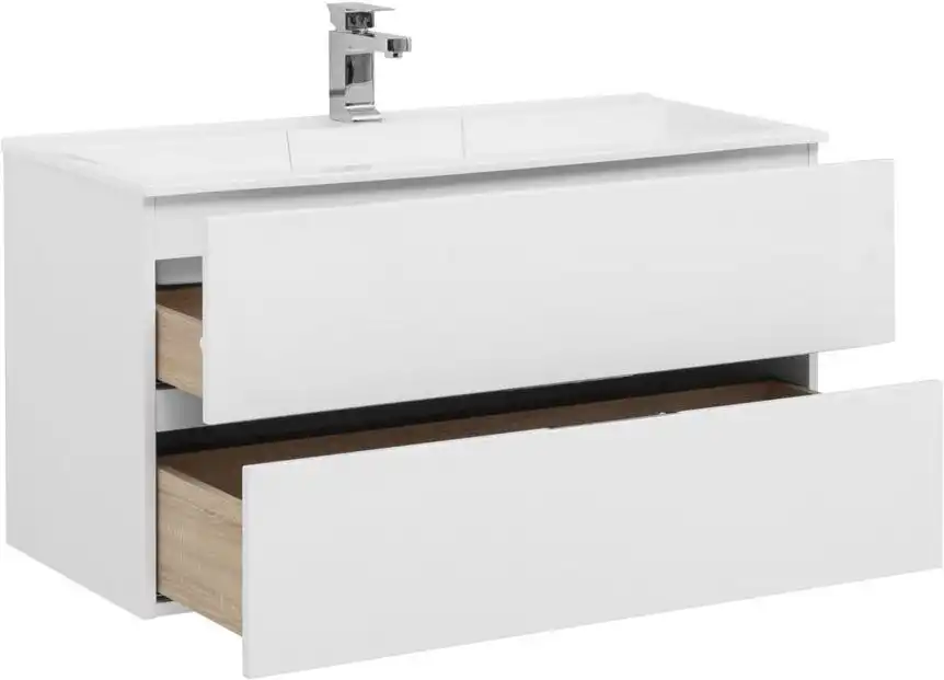 Тумба под раковину Aquanet Алвита 100 белый 235341 фото 5