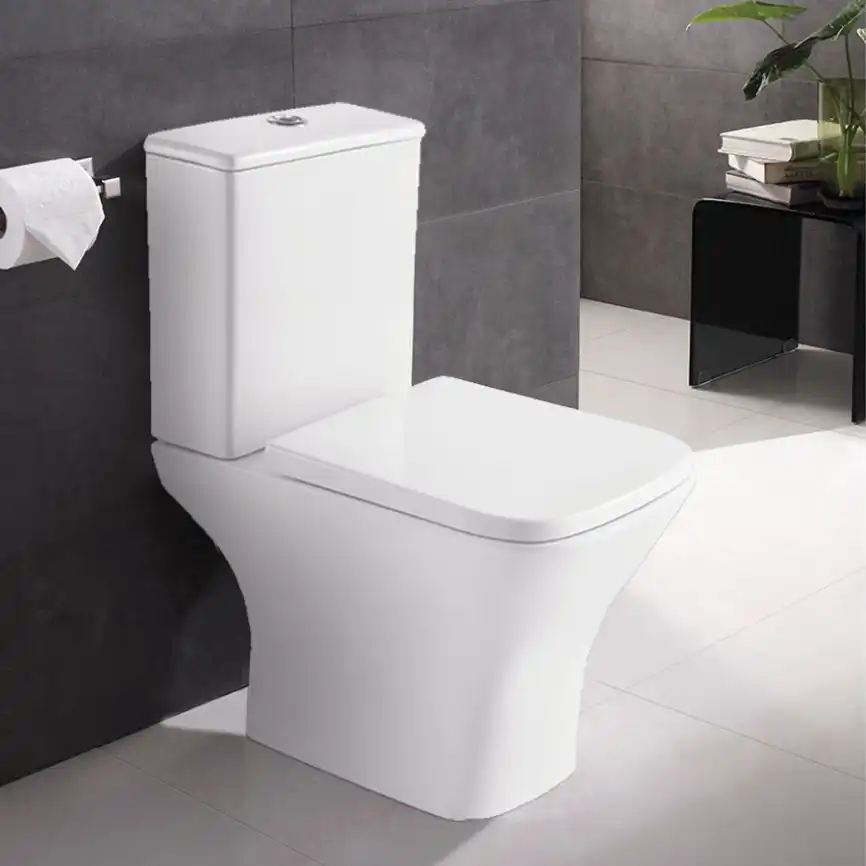 Унитаз-компакт Azario Nigel AZ-55T напольный, безободковый, слив фото 3